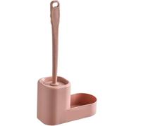 Set scopino e portascopino in gomma con supporto, elegante scopino per la pulizia del WC per il bagno, accessori essenziali per la pulizia dello scopino