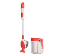 Set scopino e supporto per WC, scopino e supporto per WC Detergente per | Cartone animato per il bagno WC Scopino Scrubber Pulizia prof