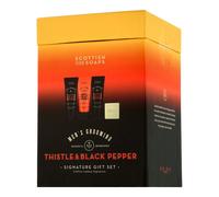 Set Scottish Fine Soaps Thistle & Black Pepper con lavaggio del corpo