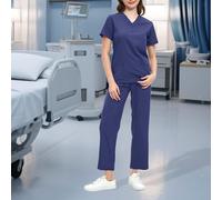 Set scrub da donna, pantaloni da infermiera, comode uniformi