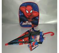 Set scuola Asilo Spider-Man Zainetto E Ombrellino