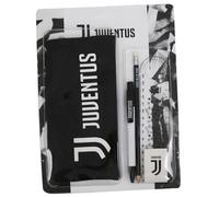Set scuola con astuccio bustina + matita + penna + righello + gomma Fc Juventus