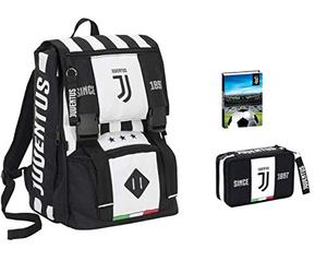 Set scuola Juventus by Seven,zaino estensibile + astuccio 3 zip completo + diario(non datato)