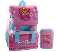 SET SCUOLA ZAINO+ASTUCCIO PAW PATROL GIRL ESTENSIBILE CON TASCA FRONTALE