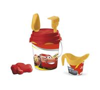 Mondo Toys Disney Cars 3 Bucket Set, Set Mare Renew Toys con Secchiello, Paletta, Rastrello, Setaccio, Formina, Annaffiatoio Inclusi, 18532