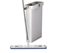 Set Secchiello Per Scopa Piatta - Di Pulizia Facile Con Meccanismo Di Compressione | Creativi Di Lunga Durata Design Moderno Combinazione Efficiente Di E Secchio Per La Pulizia Dei Pavim