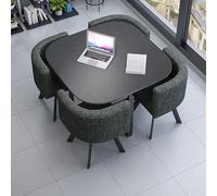 Set sedie da tavolo for trattative, Set tavolo rotondo for reception e tavolo da conferenza for ufficio, Set tavolino for 4 persone, Set da pranzo da 5 pezzi, for combinazione tavolo reception e sedie