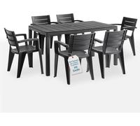 Set Sedie e Tavolo da Giardino in Plastica Varie composizioni per Esterno Bica