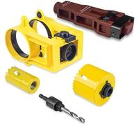 Set Seghetto Sferico Bloccaggio Foro con Funzione Auto Centraggio per Foro da 1