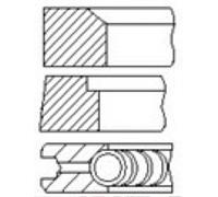 Set Segmenti Pistone Si Adatta A HYUNDAI KIA 1.6 1.7 D CRDi DIESEL D4FB D4FD