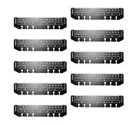 Set segnalibri righello per quaderno studio, linguette per raccoglitore a 6 fori con in centimetri e pollici, 10 per note quotidiane, linguette per pagine quaderno con righello