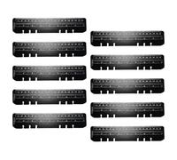 Set segnalibri righello per quaderno studio, linguette per raccoglitore a 6 fori con in centimetri e pollici, 10 per note quotidiane, linguette per pagine quaderno con righello