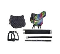 Set Sella shettland con staffe, staffili, sottopancia e sottosella modello Colou