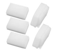 Set Sensoriale da 5 Pezzi, Plastica e Spugna Bianco | Brushing e Training Sensoriale, Superfici a Varie Texture, per Sviluppo e Coordinazione