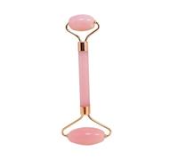 Set separato con rullo for massaggio facciale, foglio raschiante in cristallo rosa (Color : Pink roller)