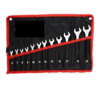 SET SERIE 12 CHIAVI COMBINATE FISSE STELLA CHIAVE MISURE DA 6 A 22MM SUPPORTO