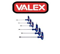 SET SERIE 6 PEZZI CACCIAVITE CHIAVI TORX e RESISTORX 1463588 VALEX CACCIAVITI
