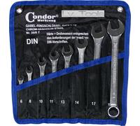 SET SERIE 8 CHIAVI COMBINATE FISSE STELLA KIT CHIAVE 6-19mm ACCIAIO