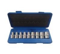 SET SERIE BUSSOLE TORX-E10-24 DA 1/2" 9PZ Cr-V CONDOR