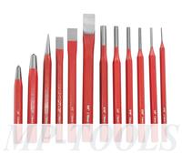 SET SERIE CACCIASPINE SCALPELLI PUNTERUOLI PUNZONI 12pz