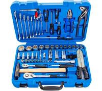 Set serie chiavi a bussola bussole cricchetto valigetta attrezzi 99 utensili