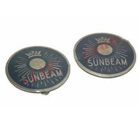Set Serie Simboli Adesivi Serbatoio Benzina Blu Sunbeam S7 S8 Moto