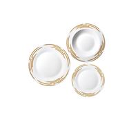 Set Servizio 18 Piatti In Porcellana Wilma