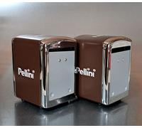 Set Servizio da 2 Porta tovaglioli " Pellini caffe' " da bar - New old stock