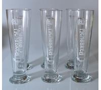 Set Servizio da 6 bicchieri in vetro Birra Menabrea - Biella - 40 cl