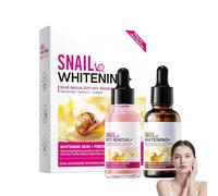 Set sessenza facciale lumaca e niacinamide siero siero siero sbiancante pelle e riduce le macchie, 30 ml x 2 pezzi, cura la pelle intensamente