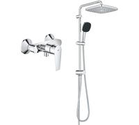 Set set doccia Grohe Vitalio Comfort 26698001, rubinetto per doccia Grohe Start Edge 24197001