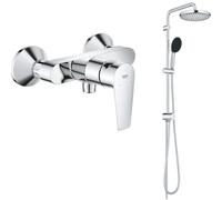 Set set doccia Grohe Vitalio Start System 26680001, rubinetto per doccia Grohe Start Edge 24197001