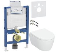 Set set vaso WC con copriwater Geberit iCon 503.048.00.1, modulo di installazione Geberit Duofix 111.003.00.2, 111.815.00.1, 156.050.00.1