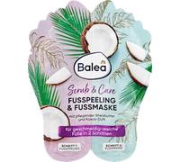 Set Sfoliante e Maschera per i piedi (2x10 ml), 20 ml - Marchio DM Germania - Compatibile con la balea - Set Fußpeeling & Fußmaske (2x10 ml), 20 ml