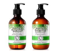 Set shampoo e balsamo al rosmarino, shampoo e balsamo al rosmarino per la crescita dei capelli, nutre il cuoio capelluto, olio di rosmarino biotina, prodotti per l'ispessimento dei capelli, per donne