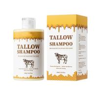 Set shampoo e balsamo al sego bovino naturale, trattamento idratante e nutriente per capelli crespi, adatto a tutti i tipi di capelli (A)