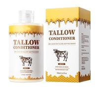 Set shampoo e balsamo al sego bovino naturale, trattamento idratante e nutriente per capelli crespi, adatto a tutti i tipi di capelli (B)