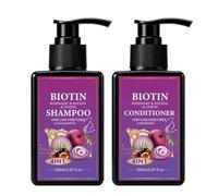 Set shampoo e balsamo alla cipolla con rosmarino, olio di batana, volumizzante, riduce la rottura e la caduta dei capelli, idratante e rinforzante, kit per la cura dei capelli secchi e danneggiati