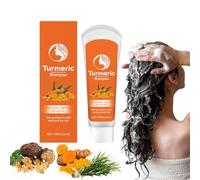 Set shampoo e balsamo alla curcuma e al collagene, volumizzante e ispessente senza solfati per tutti i tipi di capelli, formato da viaggio, arricchito con biotina e olio di cocco, 100g (1 pezzo)