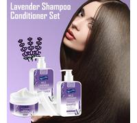 Set shampoo e balsamo alla lavanda per uomo e donna K3O2 M9A2