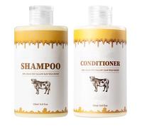 Set shampoo e balsamo, kit naturale per la cura dei capelli, pulizia profonda e idratazione, controllo del sebo, effetto liscio e anti-crespo, per tutti i tipi di capelli (2pcs)