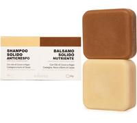 Set Shampoo E Balsamo Solido per Capelli Ricci E Crespi | Senza Solfati Siliconi