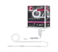 Set SimpLED Power Paulmann da 1,5 m, Bianco neutro | Set pronto all’uso con 17 W, 1100 lm/m, autoadesivo, resistente agli spruzzi d’acqua, tagliabile
