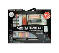 ART EASEL STUDIO SET - Daler Rowney - tecnica mista -163 pezzi - CON CAVALLETTO