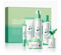 Set Skincare Viso 6 Pezzi Kit Cura del Viso Routine Completa Idratante Texture Leggera Idratazione e Nutrizione Uso Quotidiano Delicato e Idea Regalo Donna Inizio Skincare