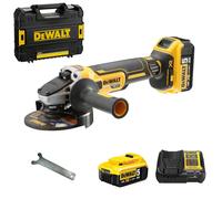 Set smerigliatrice a batteria da 125 DEWALT DCG405P2-QW 18V 2x 5Ah+Tstak