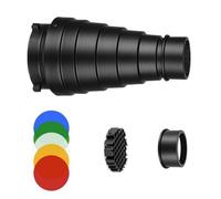 Set Snoot In Metallo Con 5 Peperoni Filtri A Colori Migliora L'illuminazione Nella Fotografia Commerciale E Interna Illuminazione Da Studio Interno