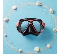 Set Snorkeling in Cristallo Temperato Visione Ampia per Mare