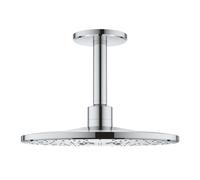 Grohe Rainshower 310 SmartActive Ensemble de douche plafonnier Prise de douche au plafond 142 mm, 2 types de douchette, 26477000, 26477000, Colorazione: cromo
