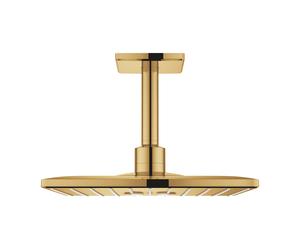 set soffione doccia a soffitto Grohe Rainshower 310 SmartActive Cube a 2 getti, colore oro lucido - 26481GL0